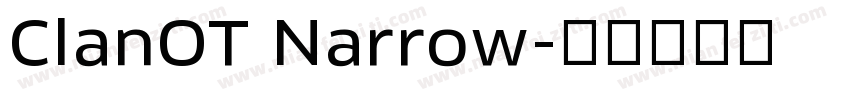 ClanOT Narrow字体转换
